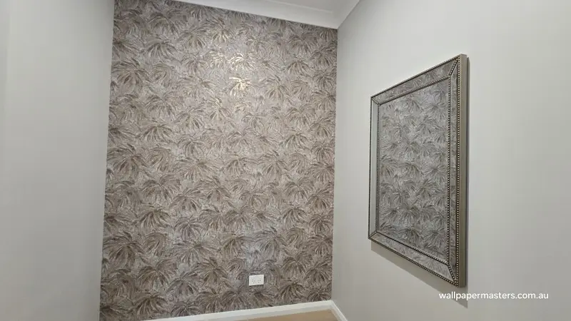 Prayer Room Wallpaper Installation