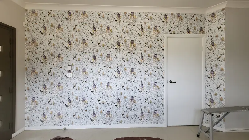 Hallway Wallpaper Installation