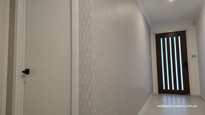 Hallway Wallpaper Installation