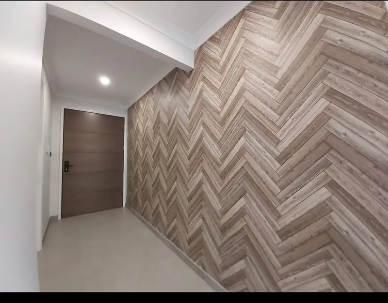 Hallway Wallpaper Installation