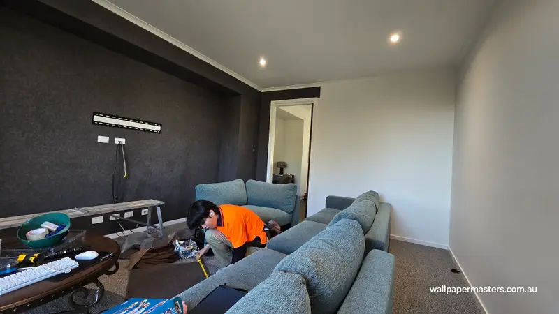 Cinema Wallpaper Installation