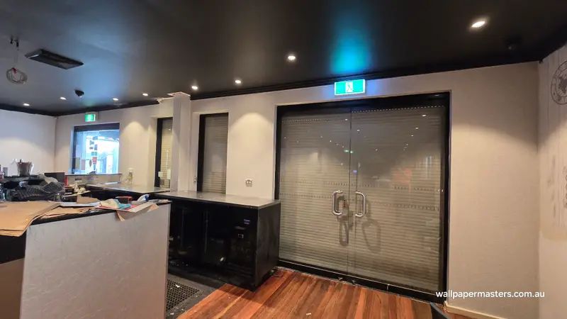 Commercial, Shops Wallpaper Installation