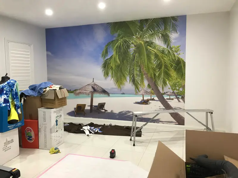 Kids Room Wallpaper Installation