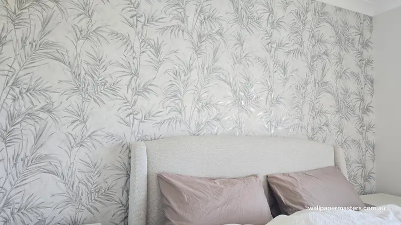 Bedroom Wallpaper Installation