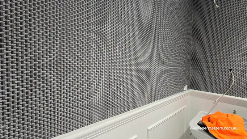 Toilet Wallpaper Installation