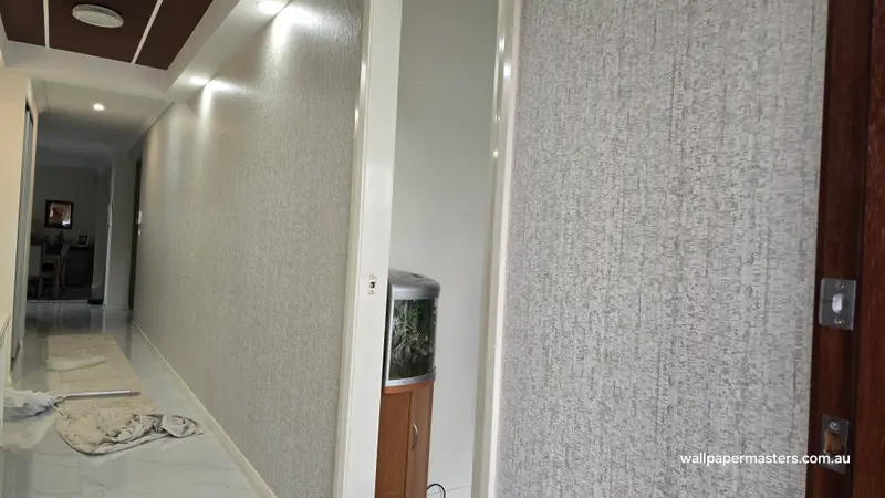 Hallway Wallpaper Installation