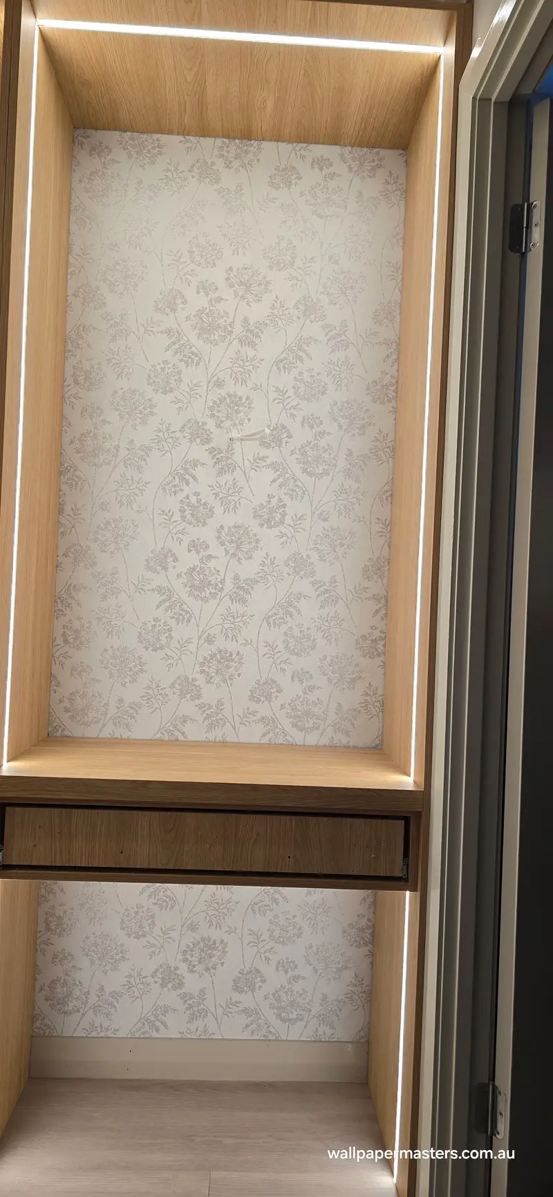 Prayer Room Wallpaper Installation