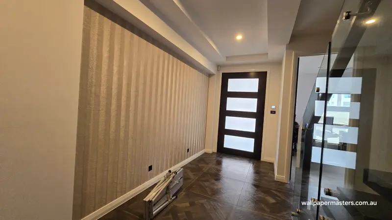 Hallway Wallpaper Installation