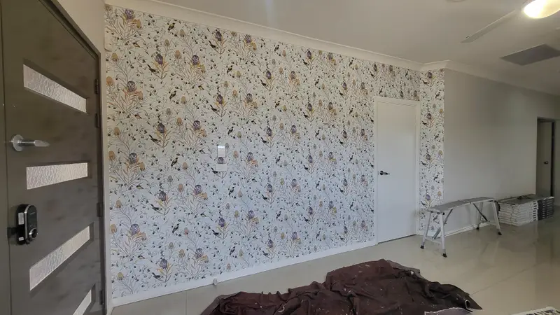 Hallway Wallpaper Installation