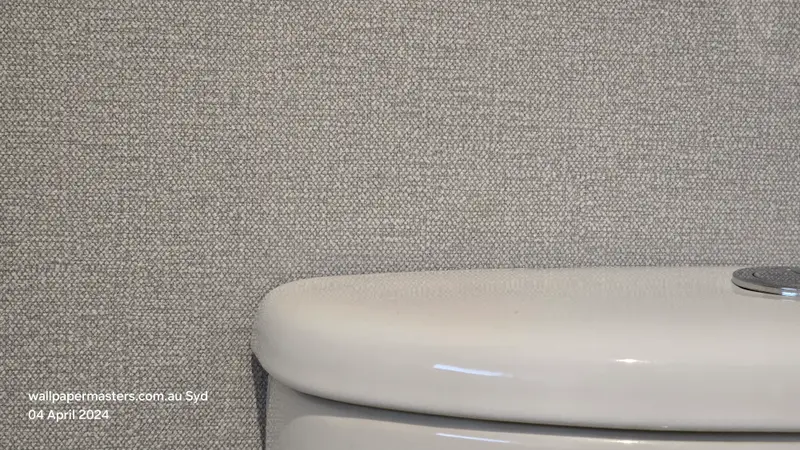 Toilet Wallpaper Installation