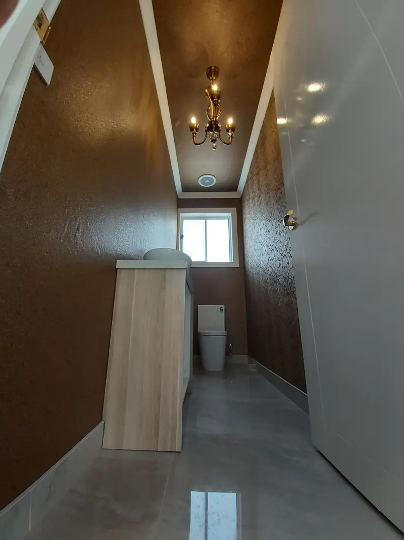 Ceiling Wallpaper Installation