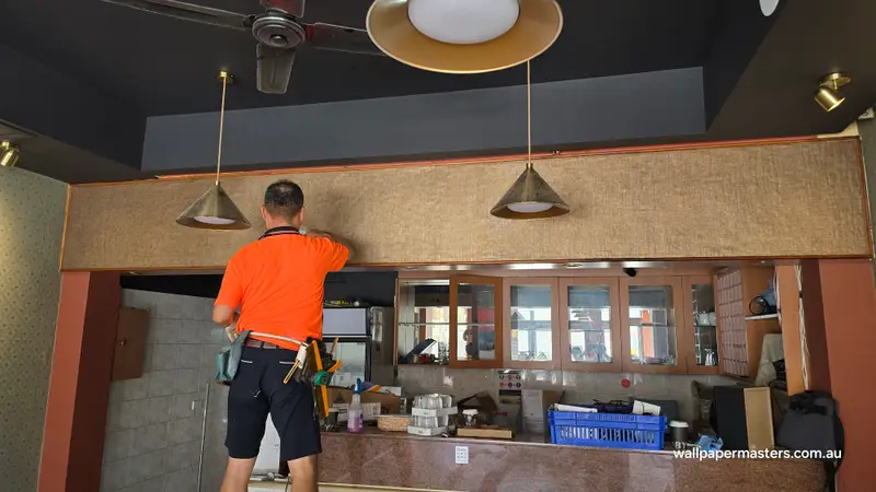 Commercial, Shops Wallpaper Installation