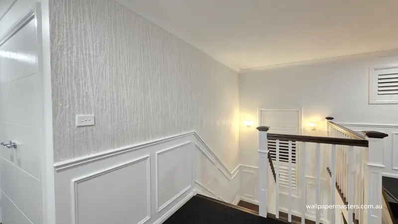 Staircase Wallpaper Installation