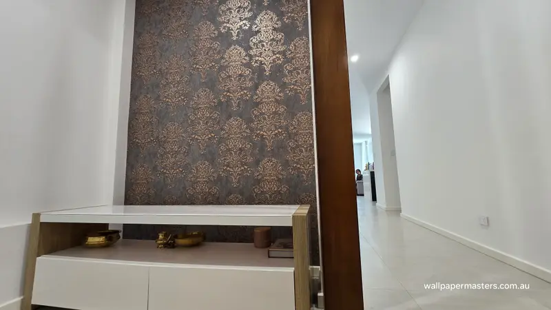 Prayer Room Wallpaper Installation