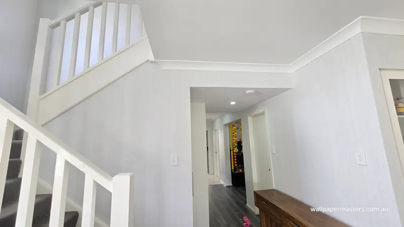Staircase Wallpaper Installation