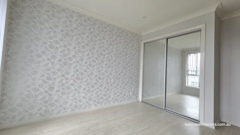 Bedroom Wallpaper Installation