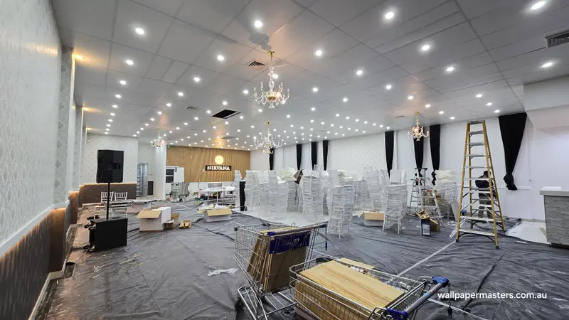 Commercial, Shops Wallpaper Installation