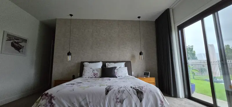 Bedroom Wallpaper Installation