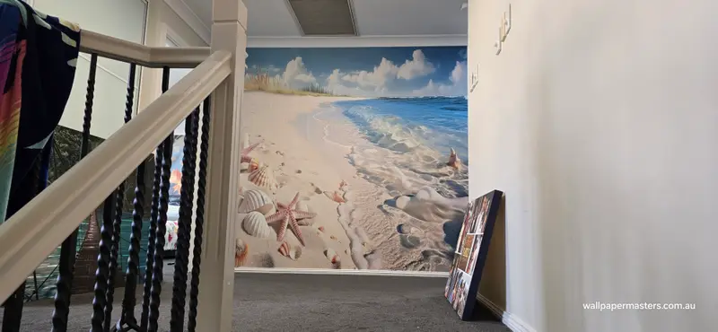 Custom mural Wallpaper Installation