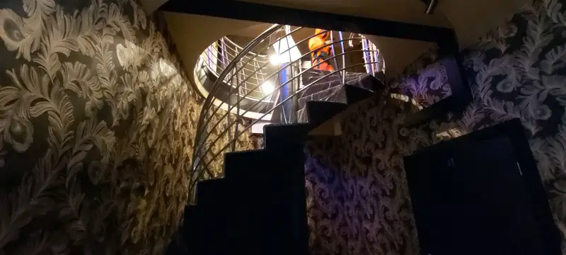Staircase Wallpaper Installation