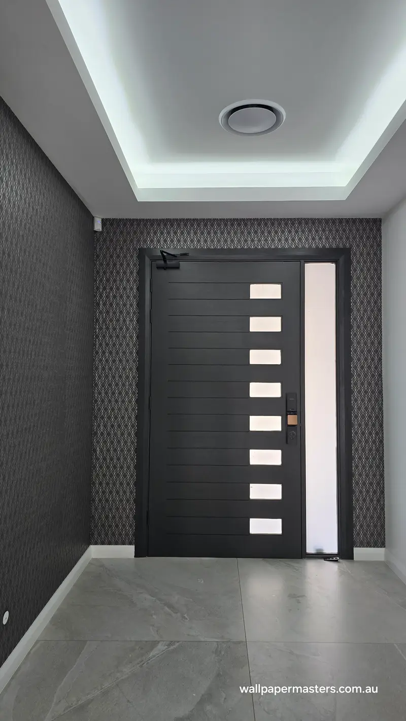 Hallway Wallpaper Installation