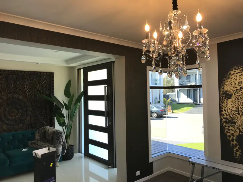 Fireplace Wallpaper Installation