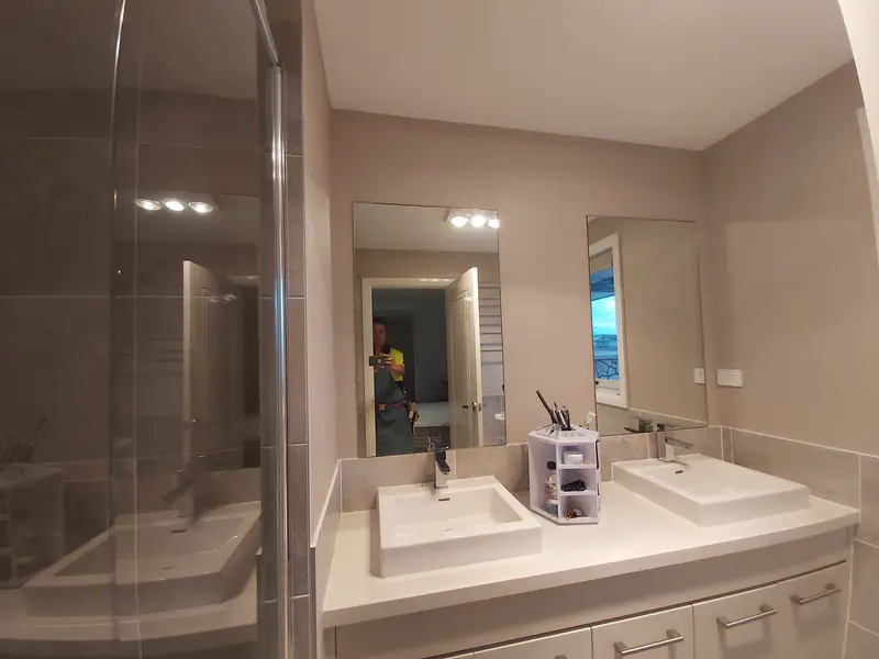 Toilet Wallpaper Installation