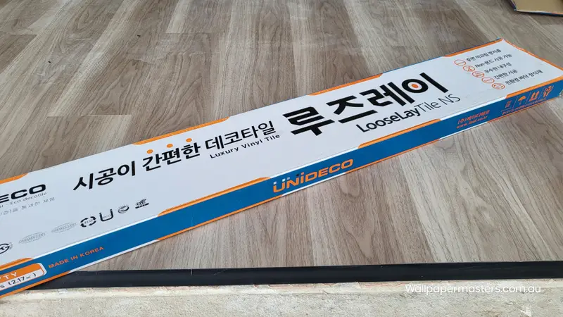 Garage Wallpaper Installation