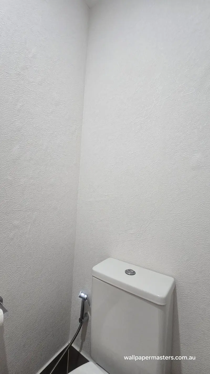Toilet Wallpaper Installation