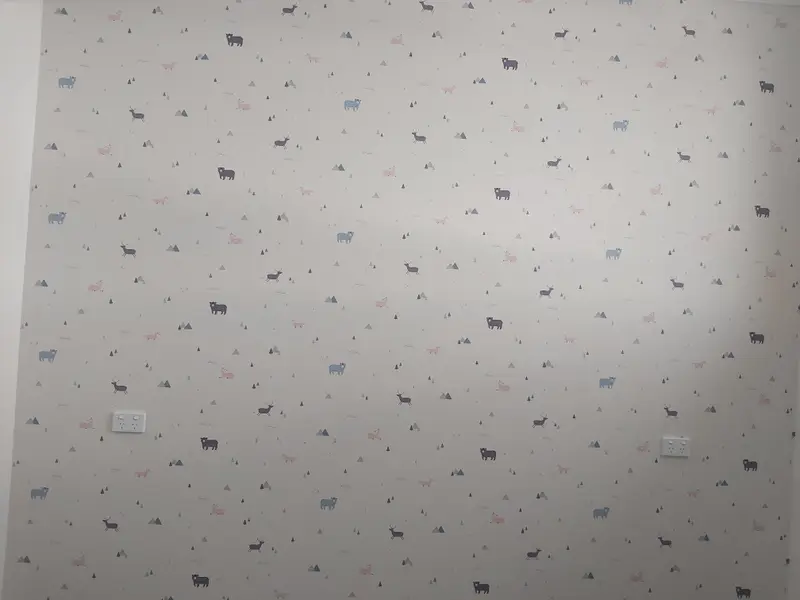 Kids Room Wallpaper Installation