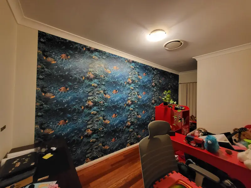 Kids Room Wallpaper Installation