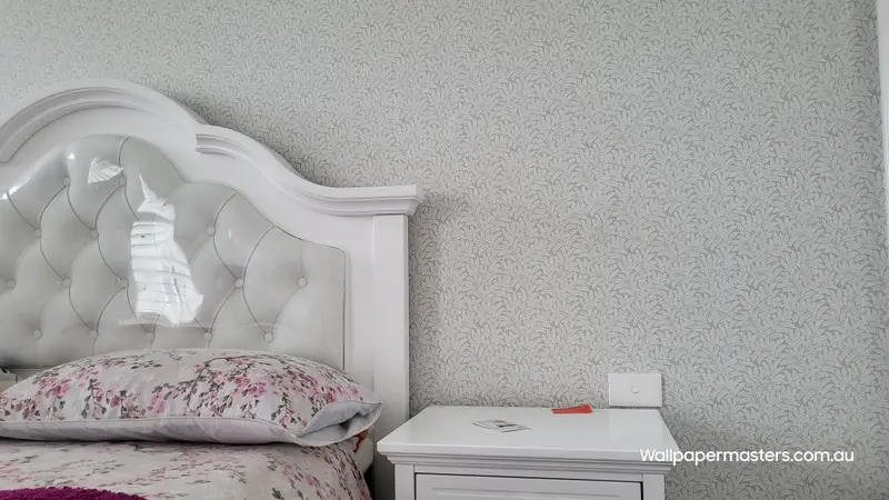 Bedroom Wallpaper Installation