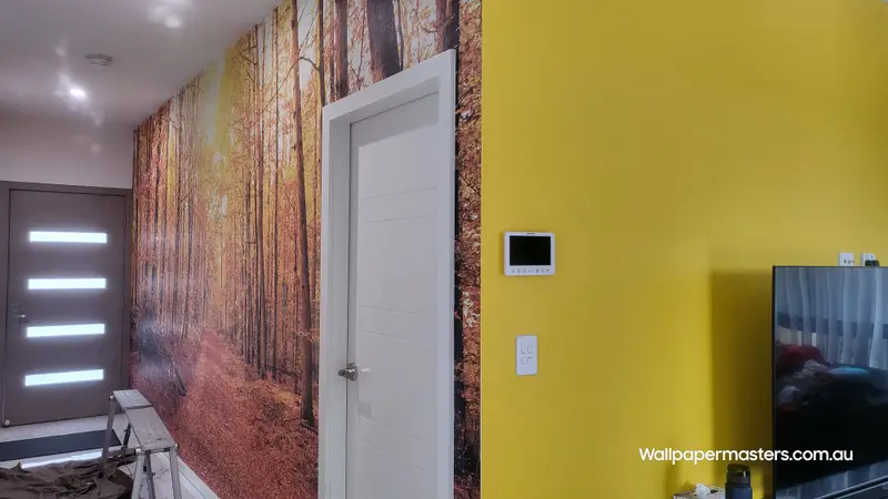 Hallway Wallpaper Installation