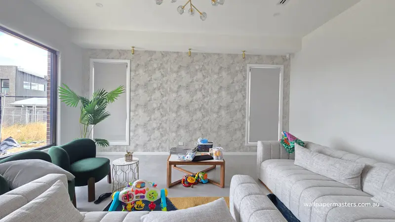 Dining Wallpaper Installation