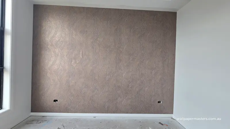 Bedroom Wallpaper Installation