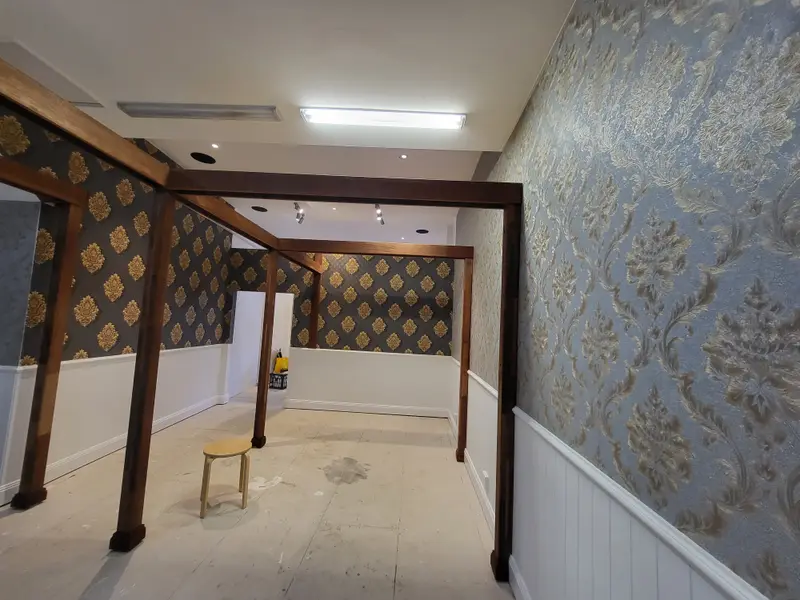 Commercial, Shops Wallpaper Installation