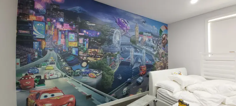 Kids Room Wallpaper Installation
