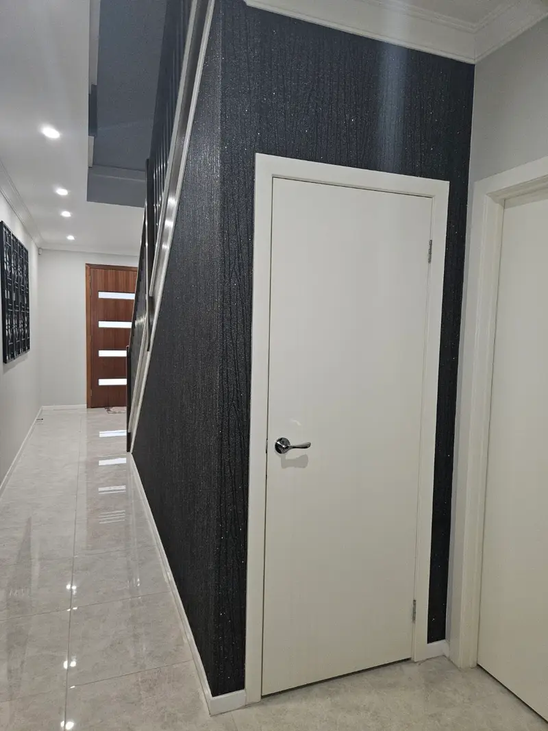 Hallway Wallpaper Installation