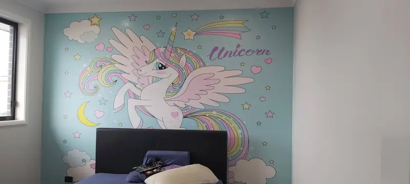 Kids Room Wallpaper Installation
