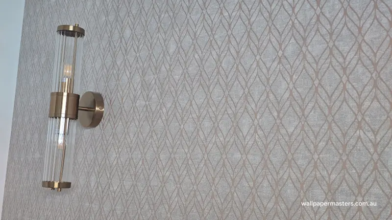 Bedroom Wallpaper Installation