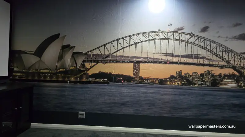 Custom mural Wallpaper Installation