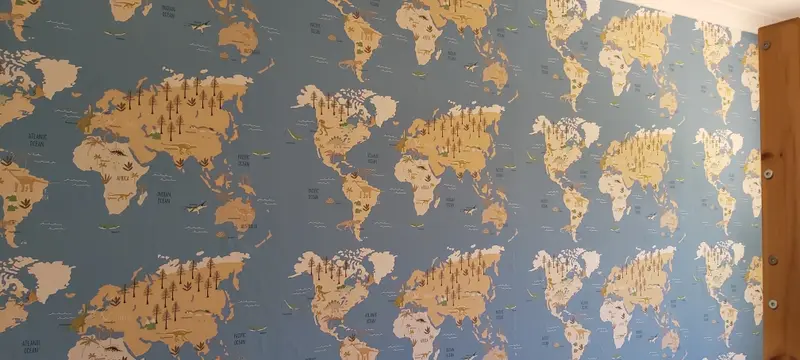 Kids Room Wallpaper Installation