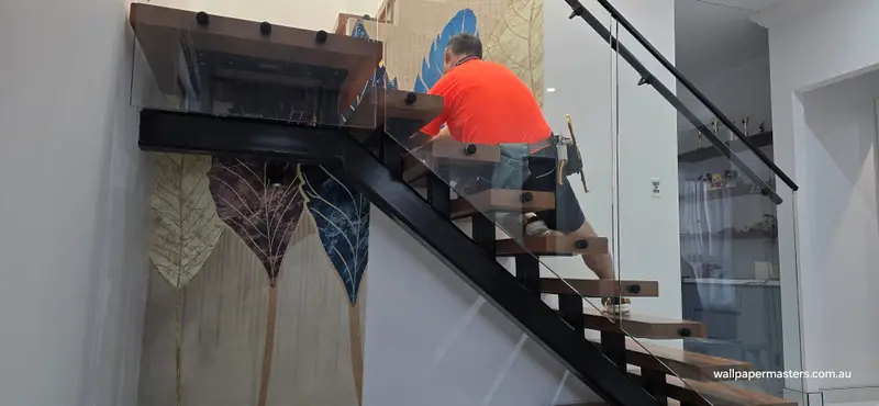 Custom mural Wallpaper Installation