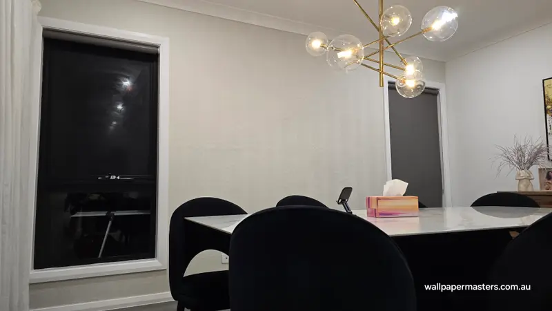 Dining Wallpaper Installation