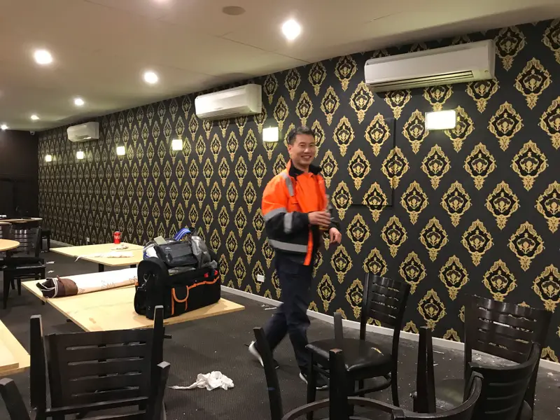 Commercial, Shops Wallpaper Installation