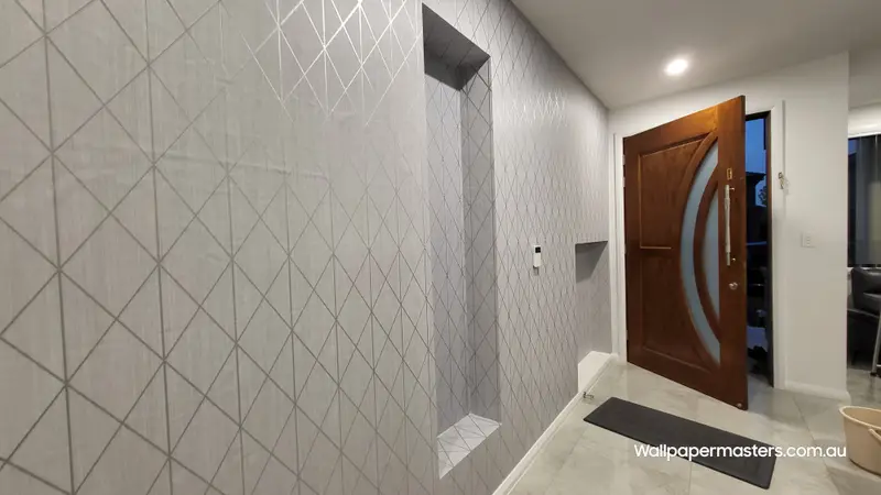 Hallway Wallpaper Installation