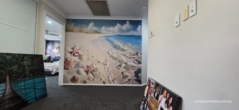 Custom mural Wallpaper Installation