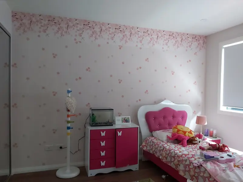 Kids Room Wallpaper Installation
