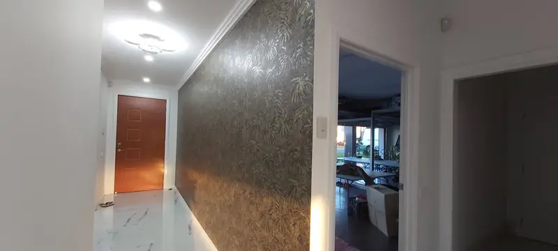 Hallway Wallpaper Installation