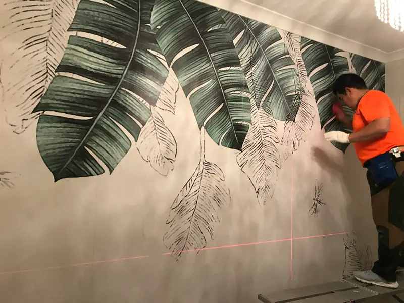 Kids Room Wallpaper Installation
